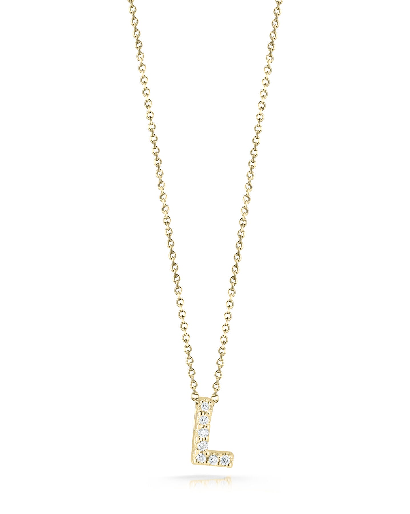 Love Letters "L" Yellow Gold Pendant