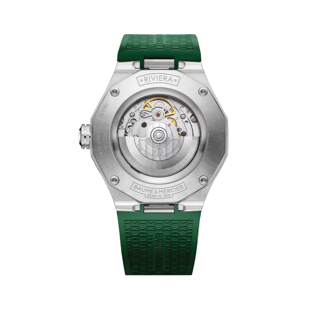42mm Riviera Watch with Green Dial and Strap