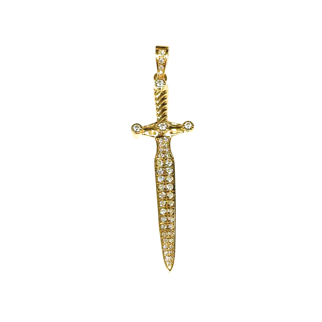 Diamond Sword Charm