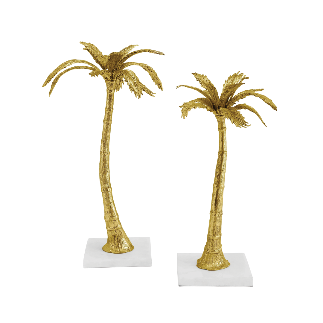 Michael Aram Palm Tree Candle Holder Set
