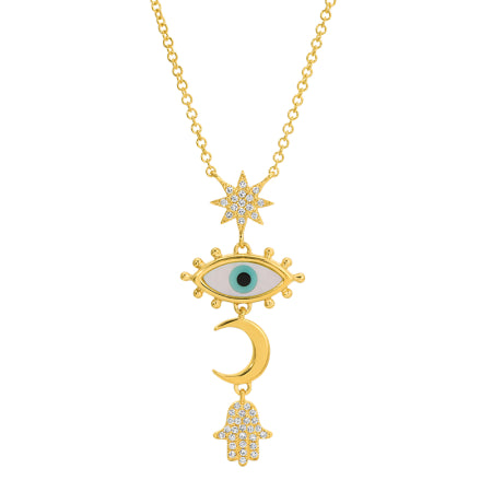 Stacked Symbol Necklace