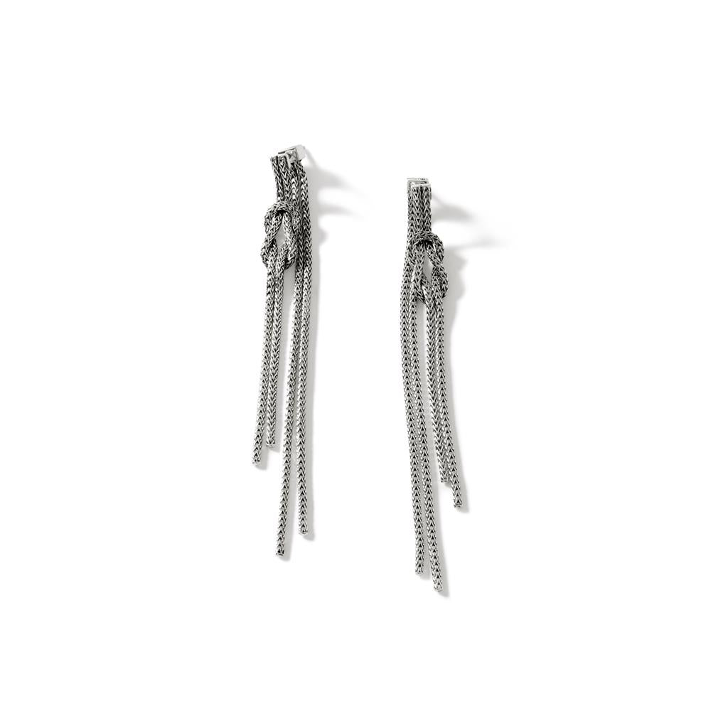 Classic Chain Love Knot Drop Earrings