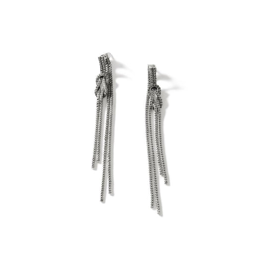 Classic Chain Love Knot Drop Earrings