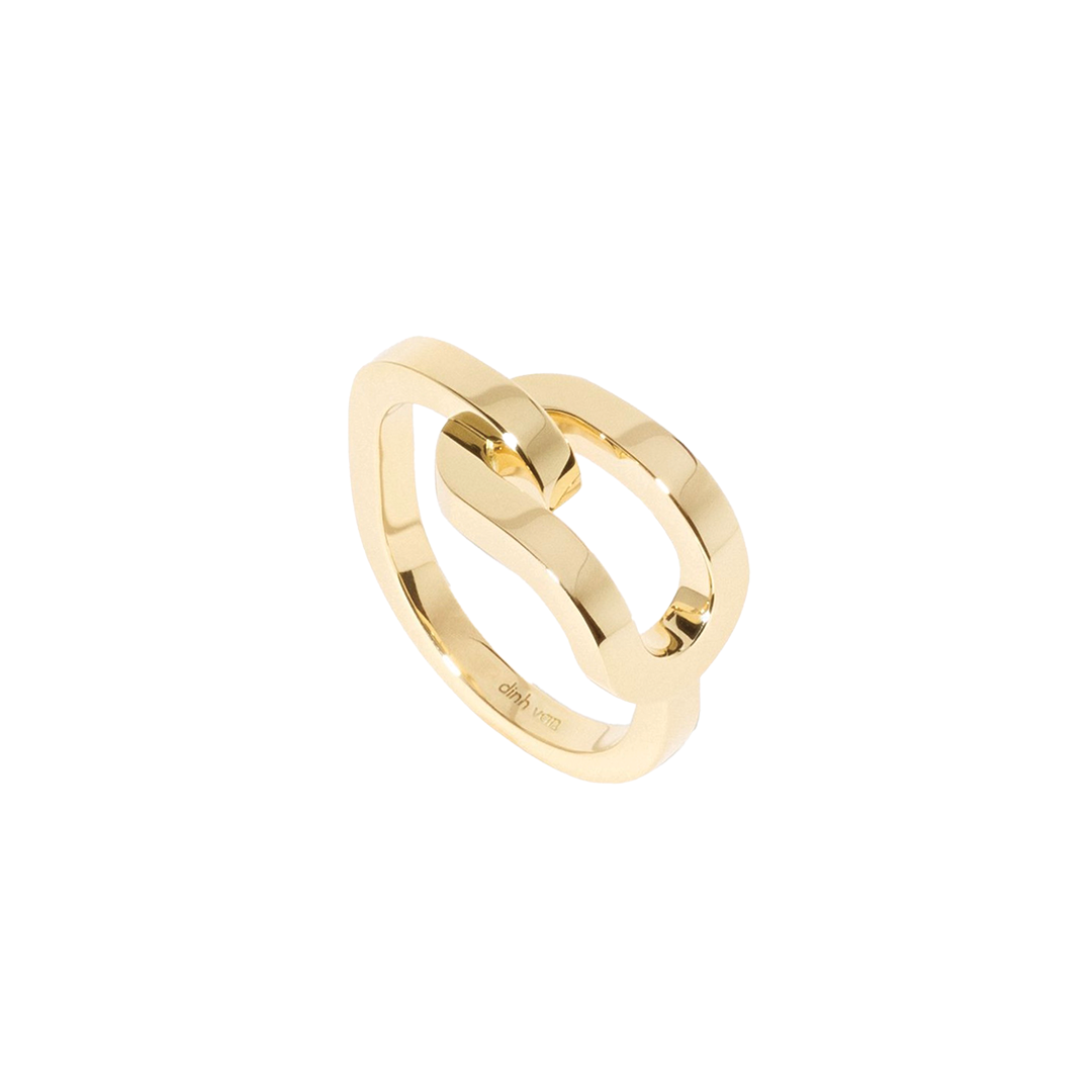 'Maillon' Large Polished Link Ring