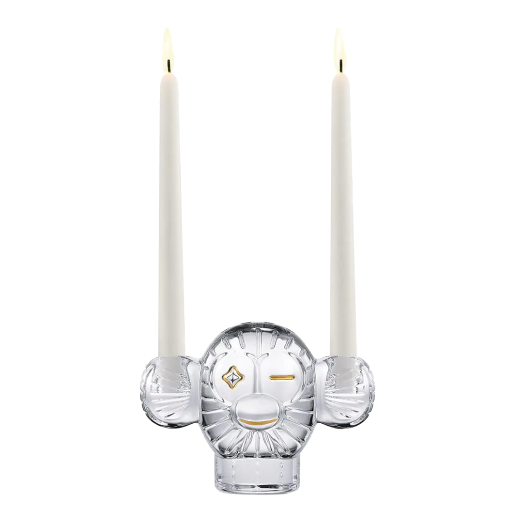 Baccarat Faunacrystopolis Monkey Candlestick Holder