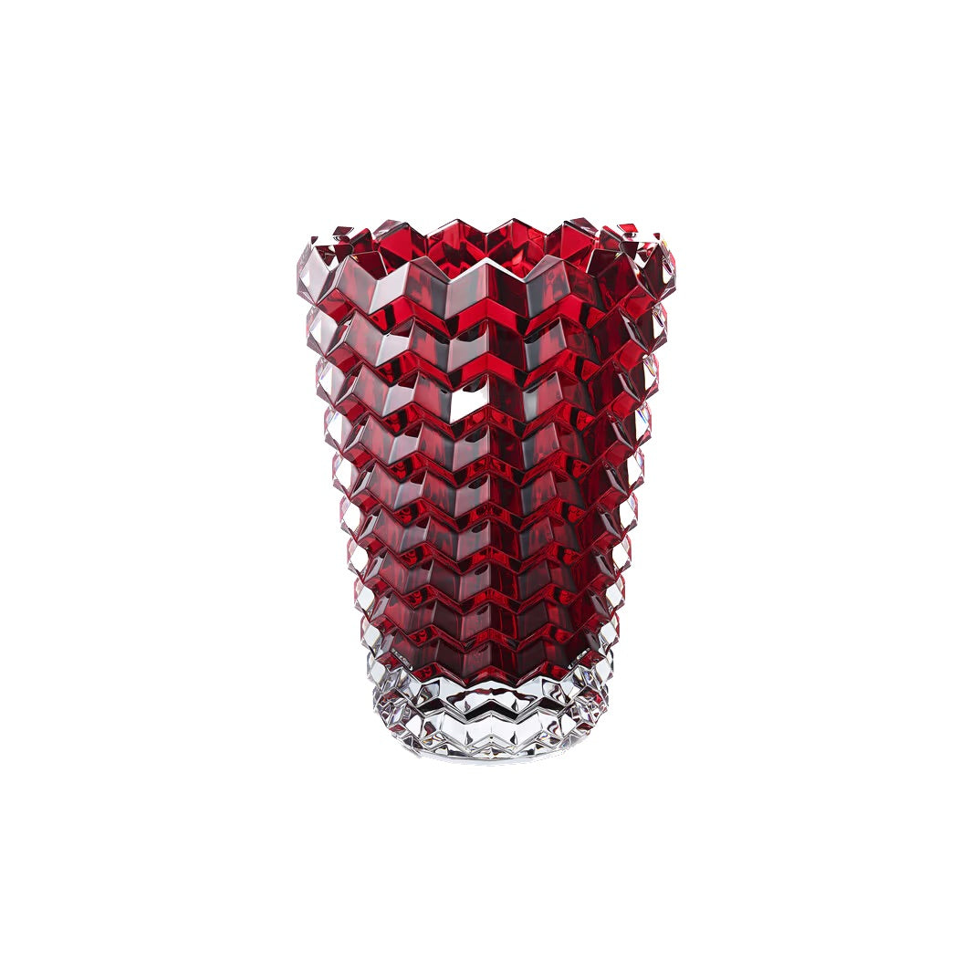 Baccarat Eye II Vase, Red