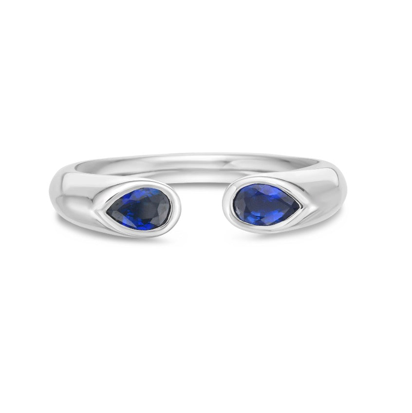 Blue Sapphire Stackable Ring