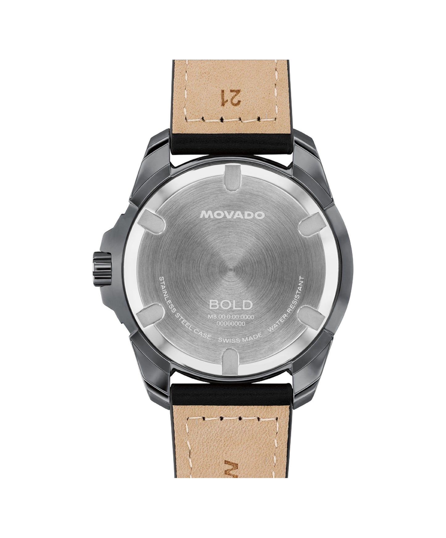 42mm Bold Verso S Watch with Gunmetal Dial