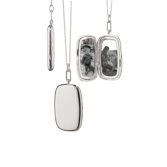 Sterling Silver 'Finn' Locket Necklace
