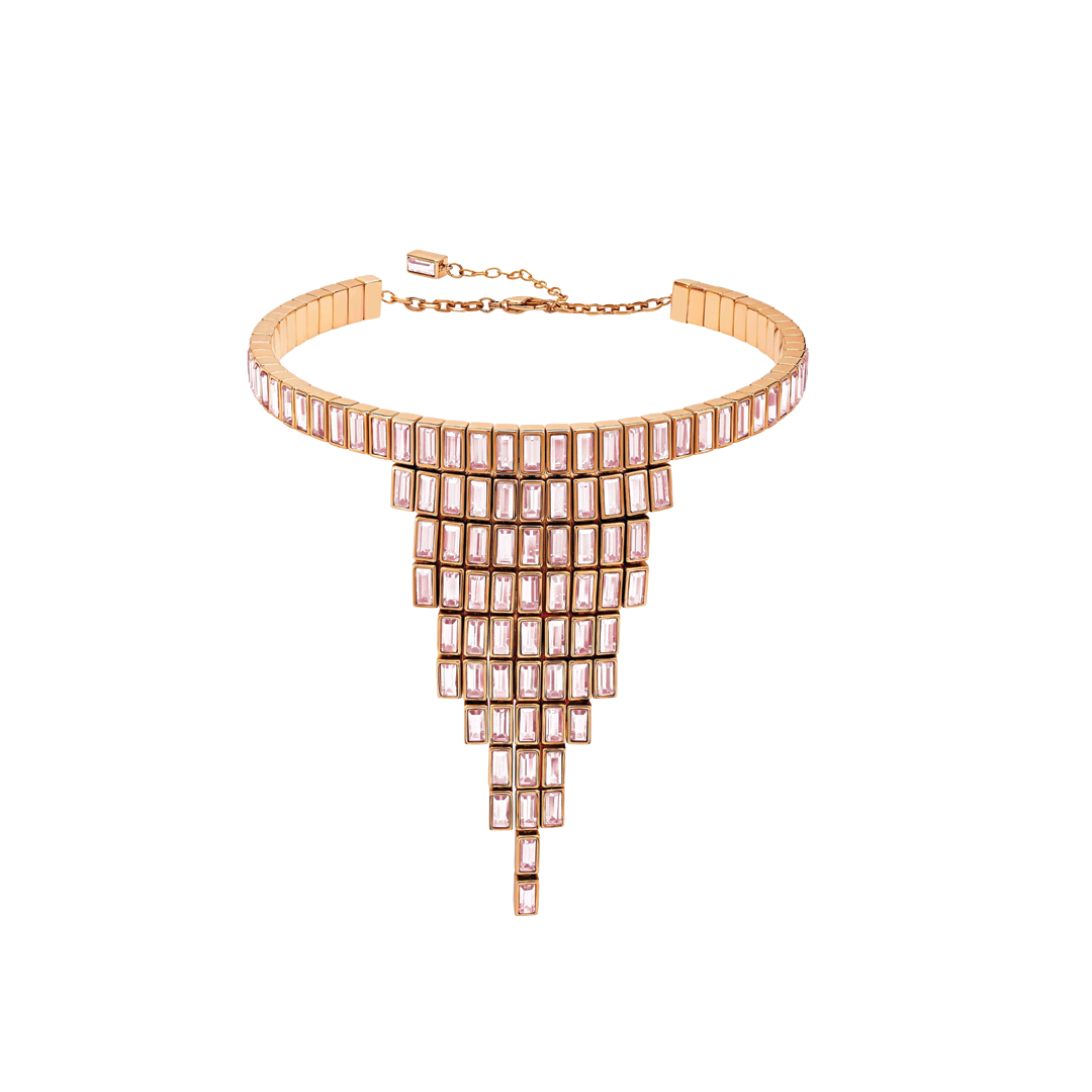 Fluid Statement Choker Necklace