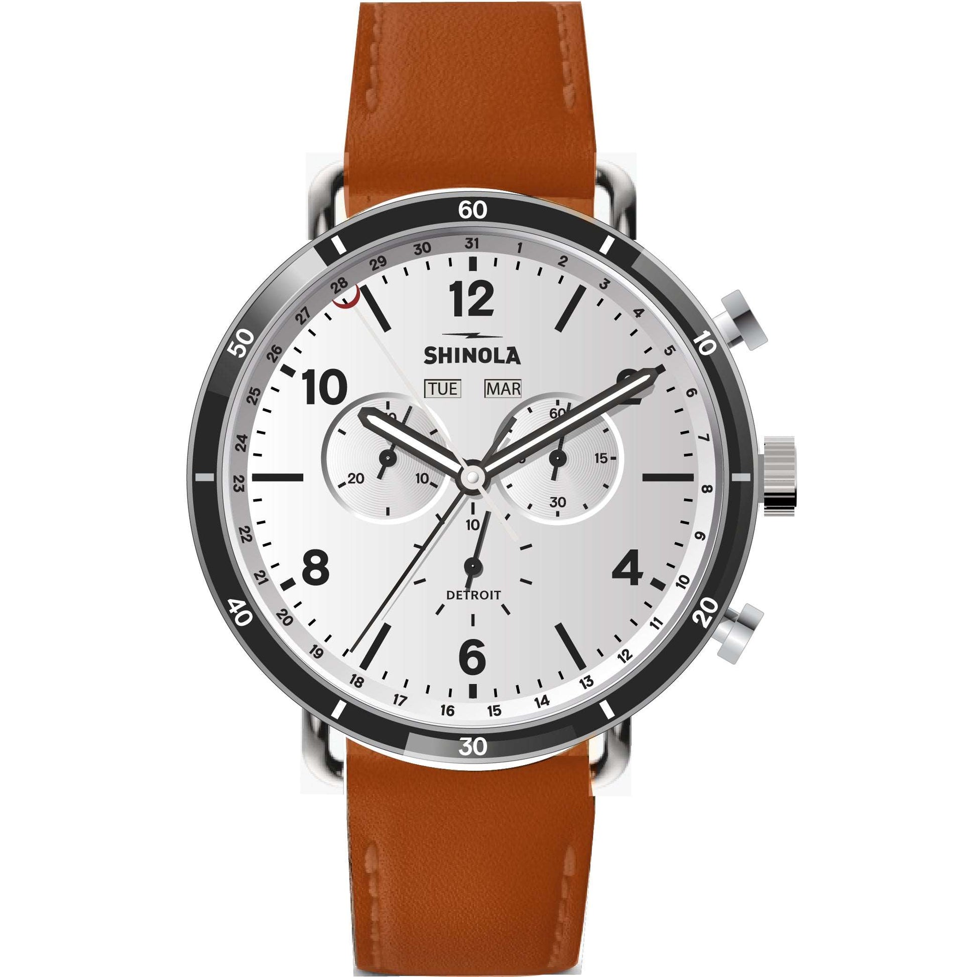 Canfield Sport 45mm with Bourbon Strap