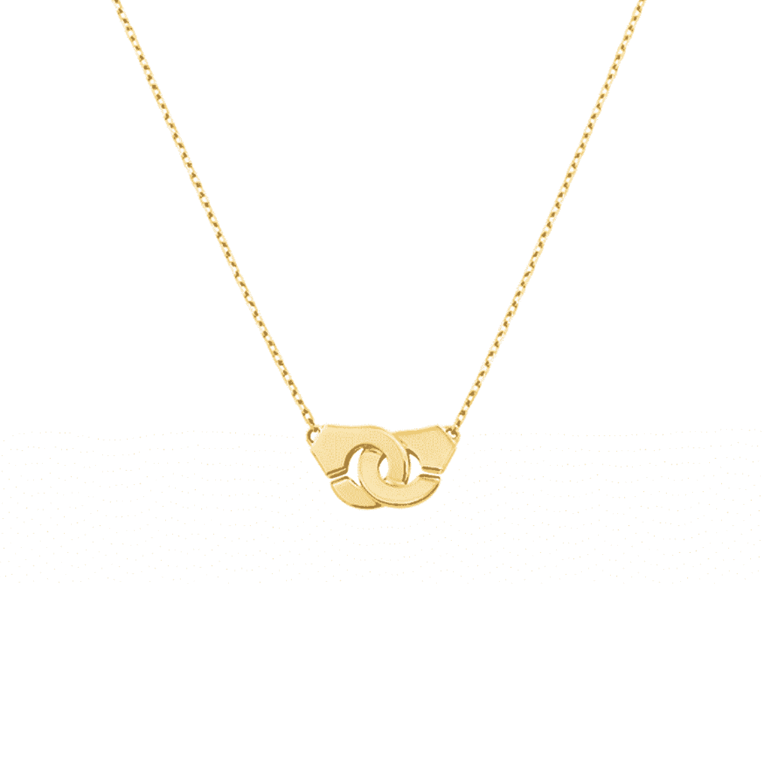 Small Menottes R8 Chain Necklace in 18k Yellow Gold