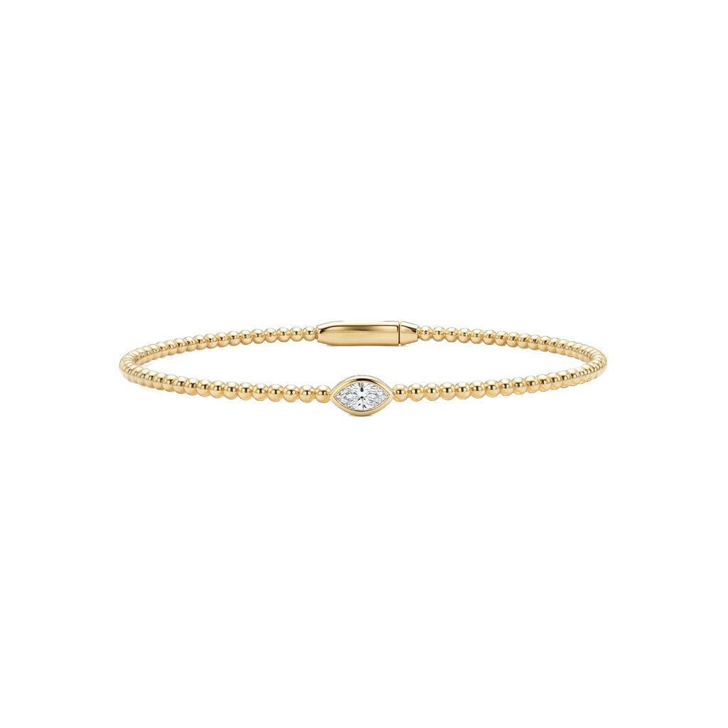 Diamond Flex Bead Bracelet