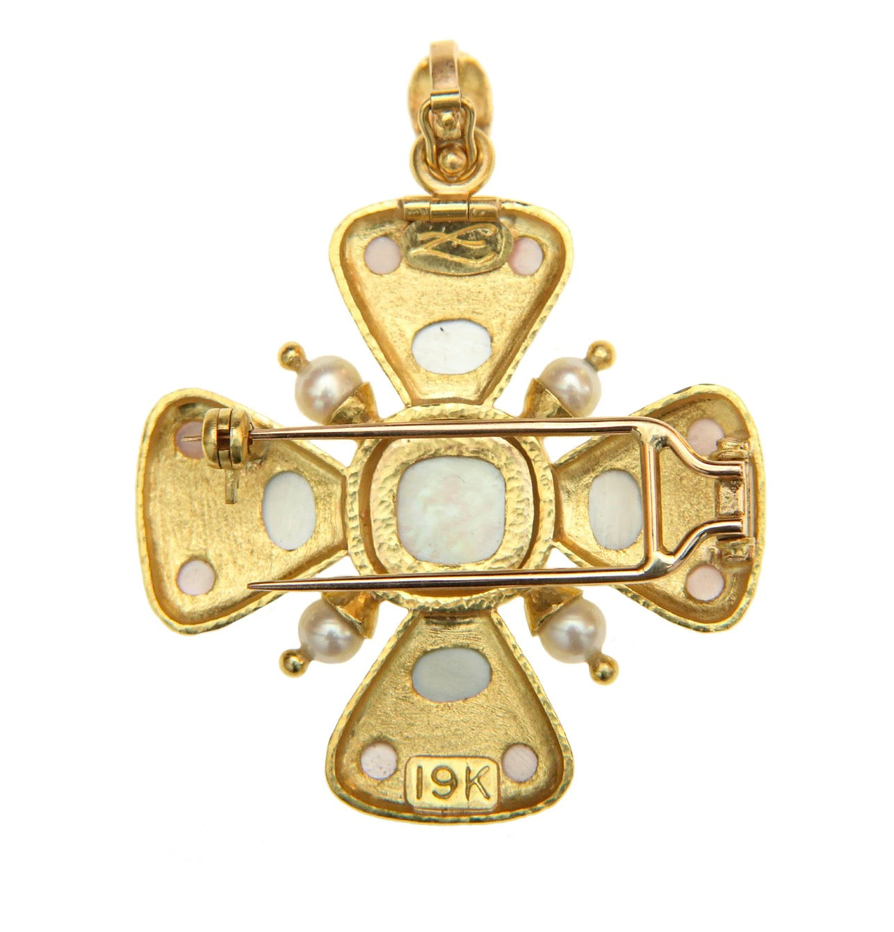 Tourmaline, Peridot and Zircon Brooch/Pendant