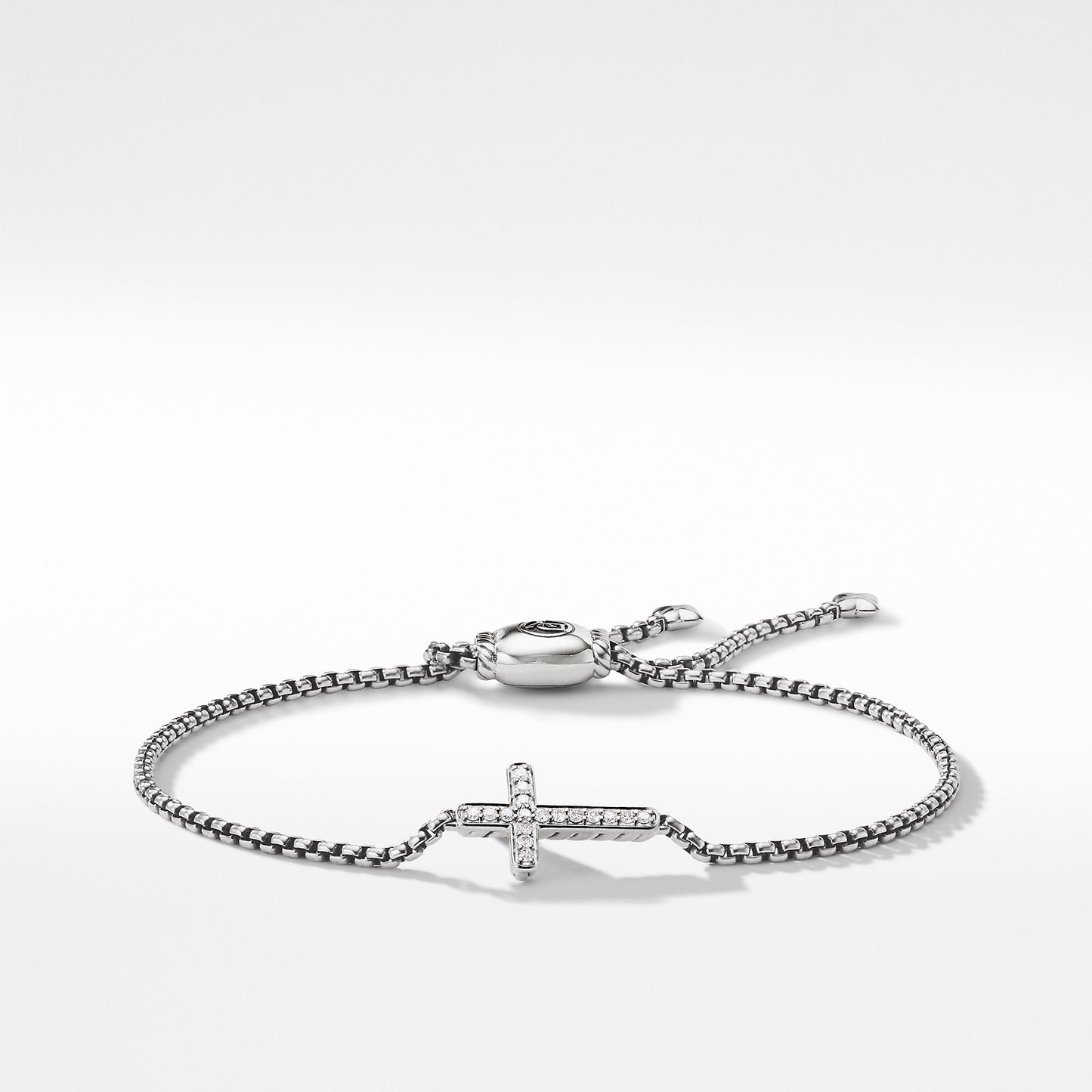 Pave Cross Bracelet with Diamonds