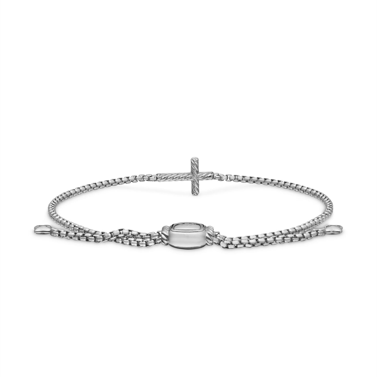 Pave Cross Bracelet with Diamonds