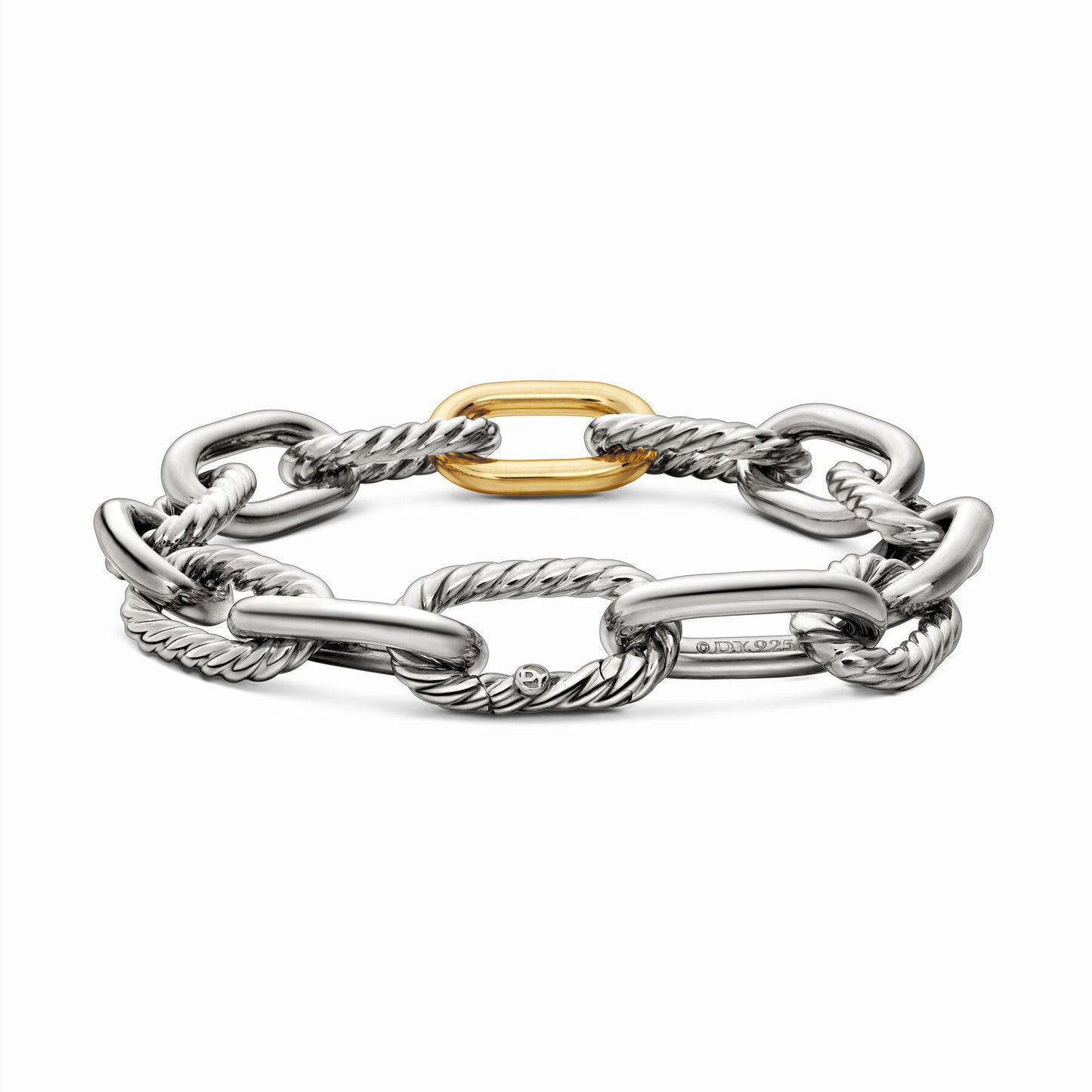 DY Madison Medium Bracelet with 18K Gold, 11mm