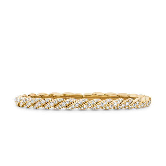 Pavéflex Bracelet in 18K Gold with Diamonds