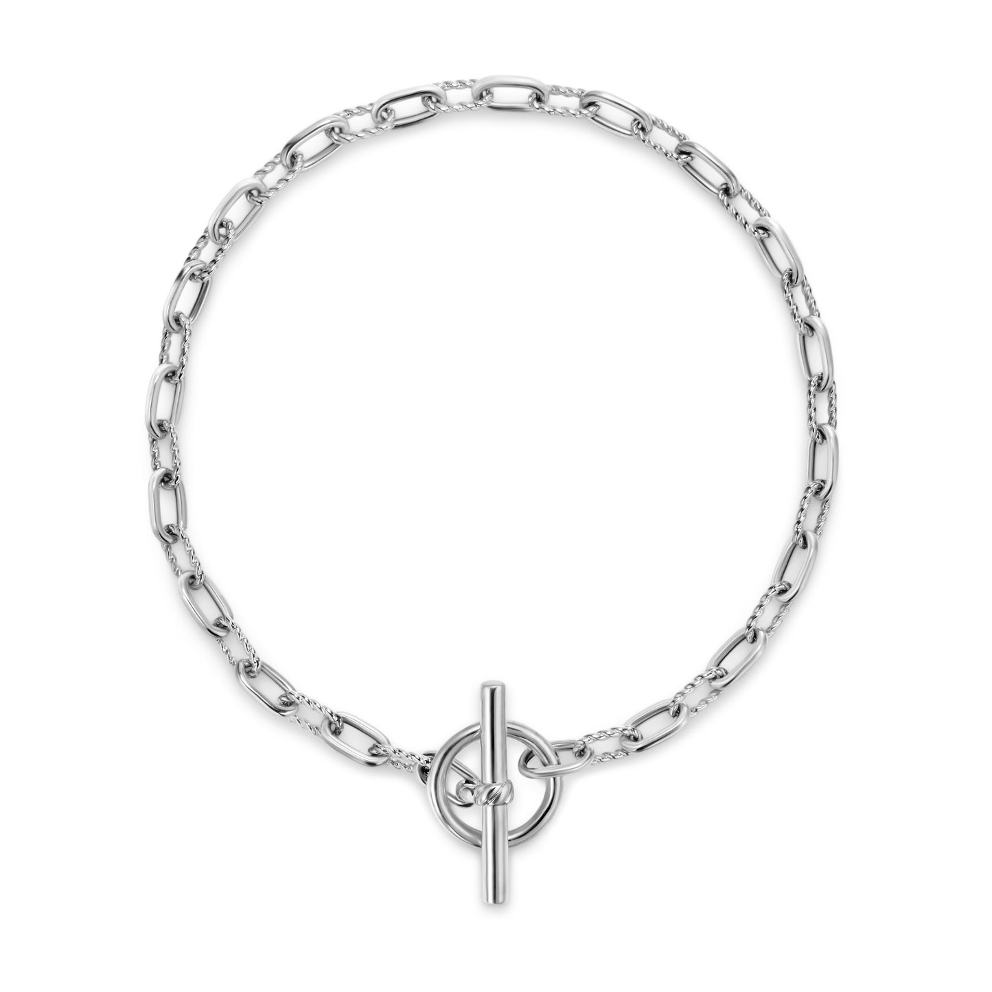 Sterling silver • • Bracelet, 3mm • Toggle clasp-