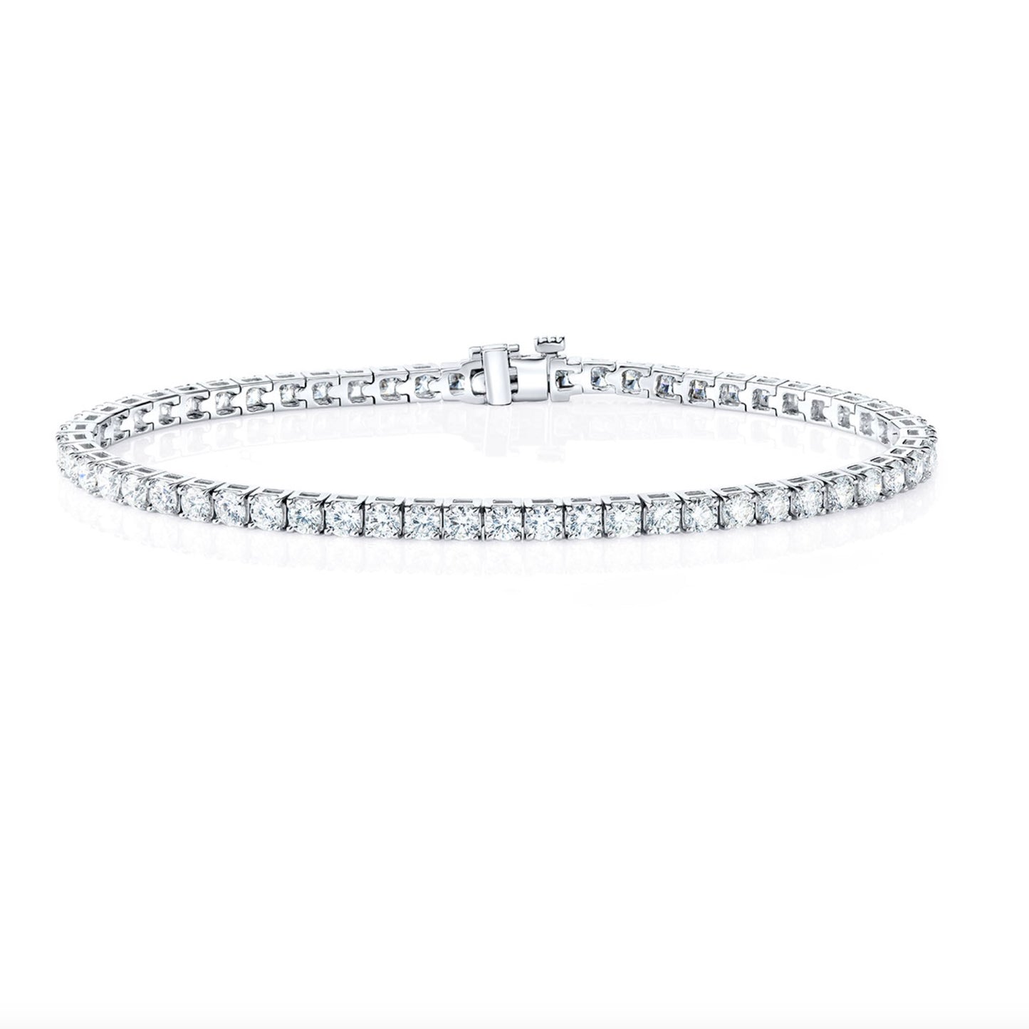 7" Prong Set Tennis Bracelet with 5ct of Diamonds