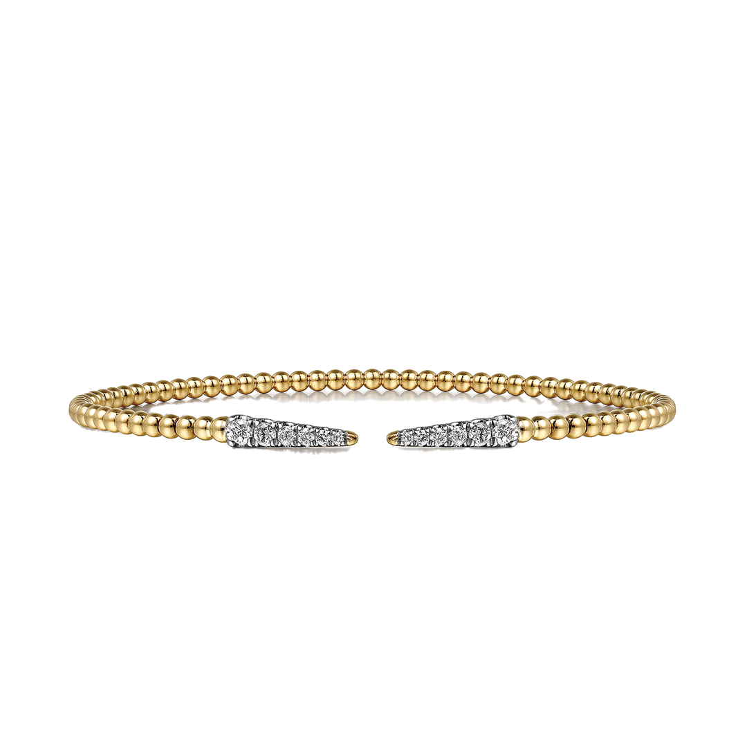 Diamond Spikes Split Bangle