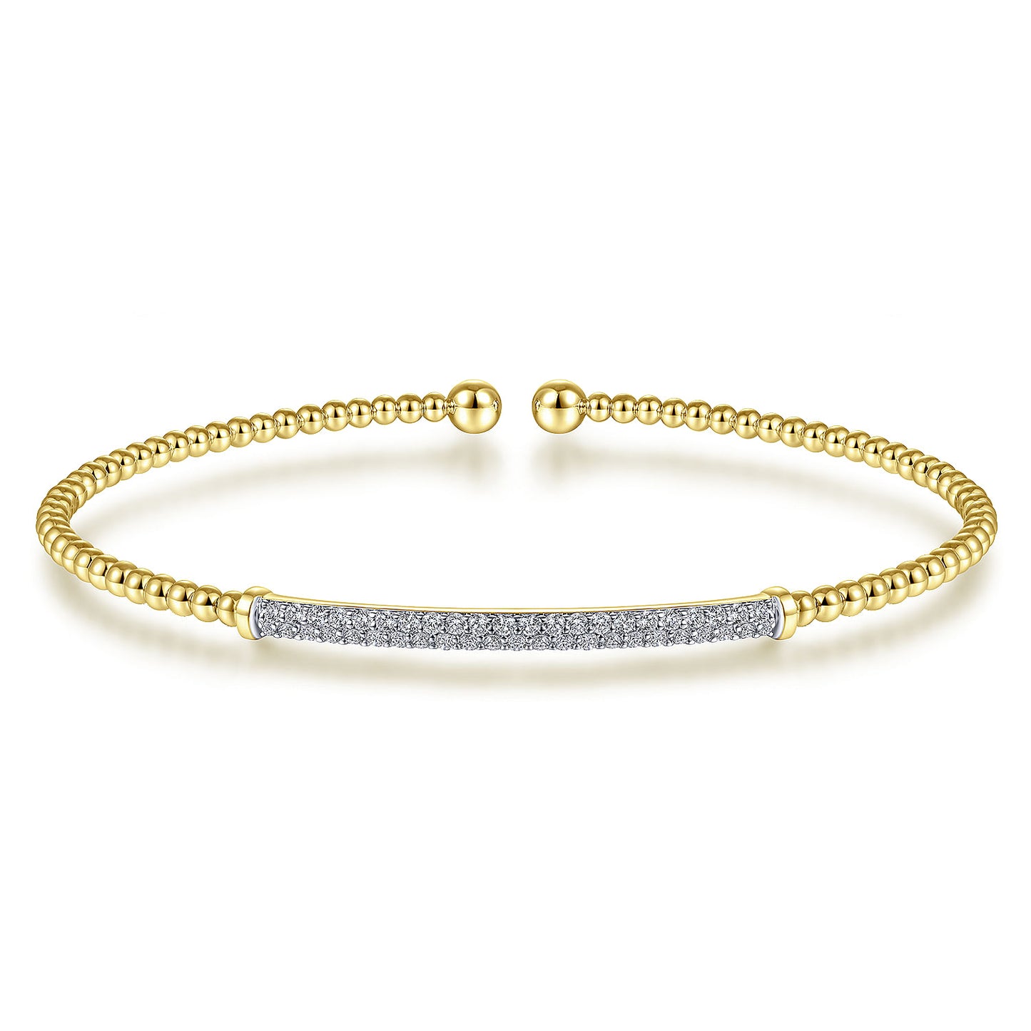 Diamond Bar Split Bangle