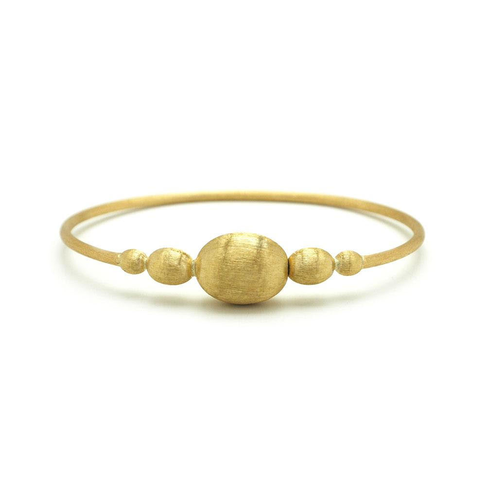 Dancing In The Rain Gold Bangle