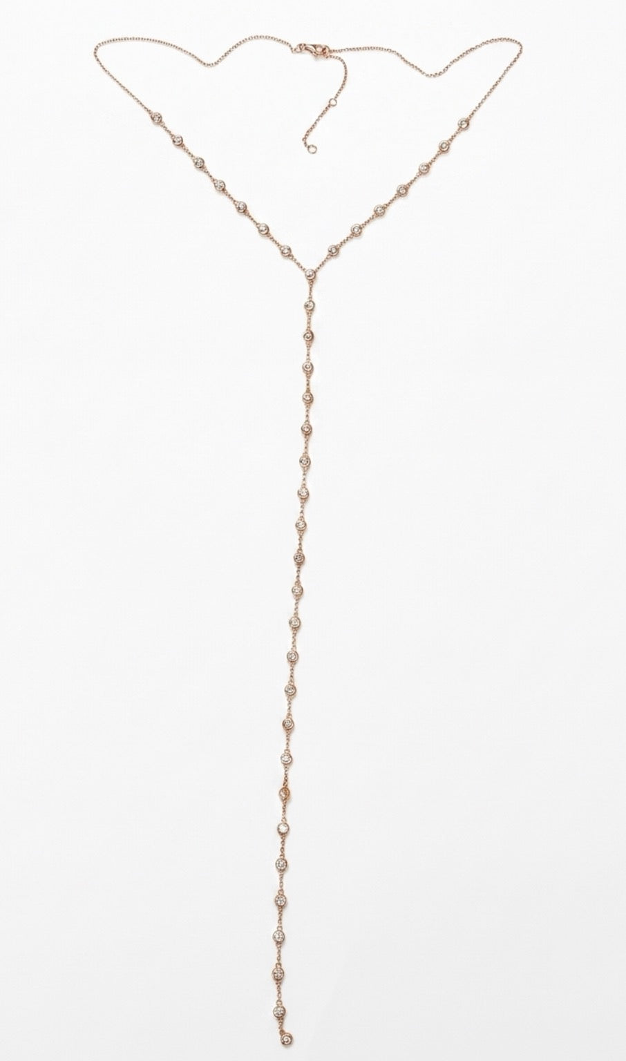 Diamond Station Drop Lariat
