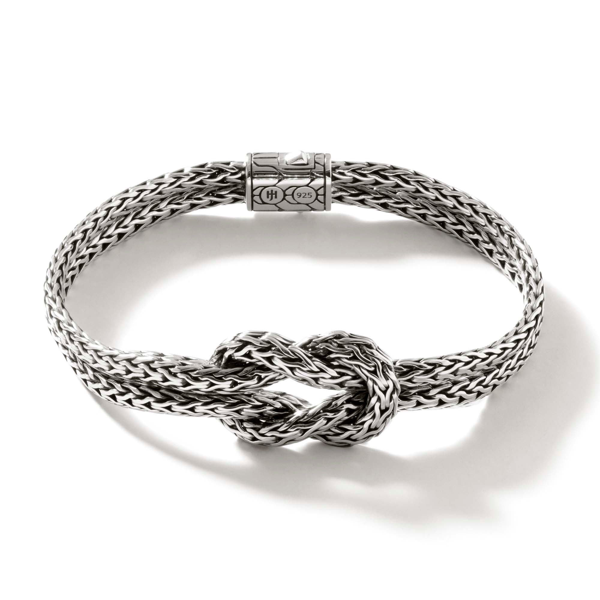 Classic Chain Manah Love Knot Double Row Bracelet