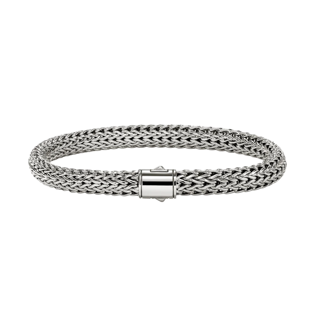 6.5mm Sterling Silver Icon Link Bracelet