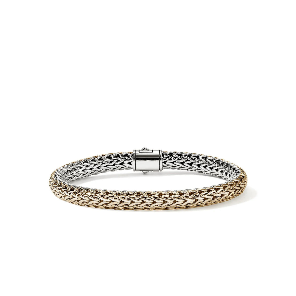 Icon 6.5mm Reversible Chain Bracelet with Pave Diamond Clasp