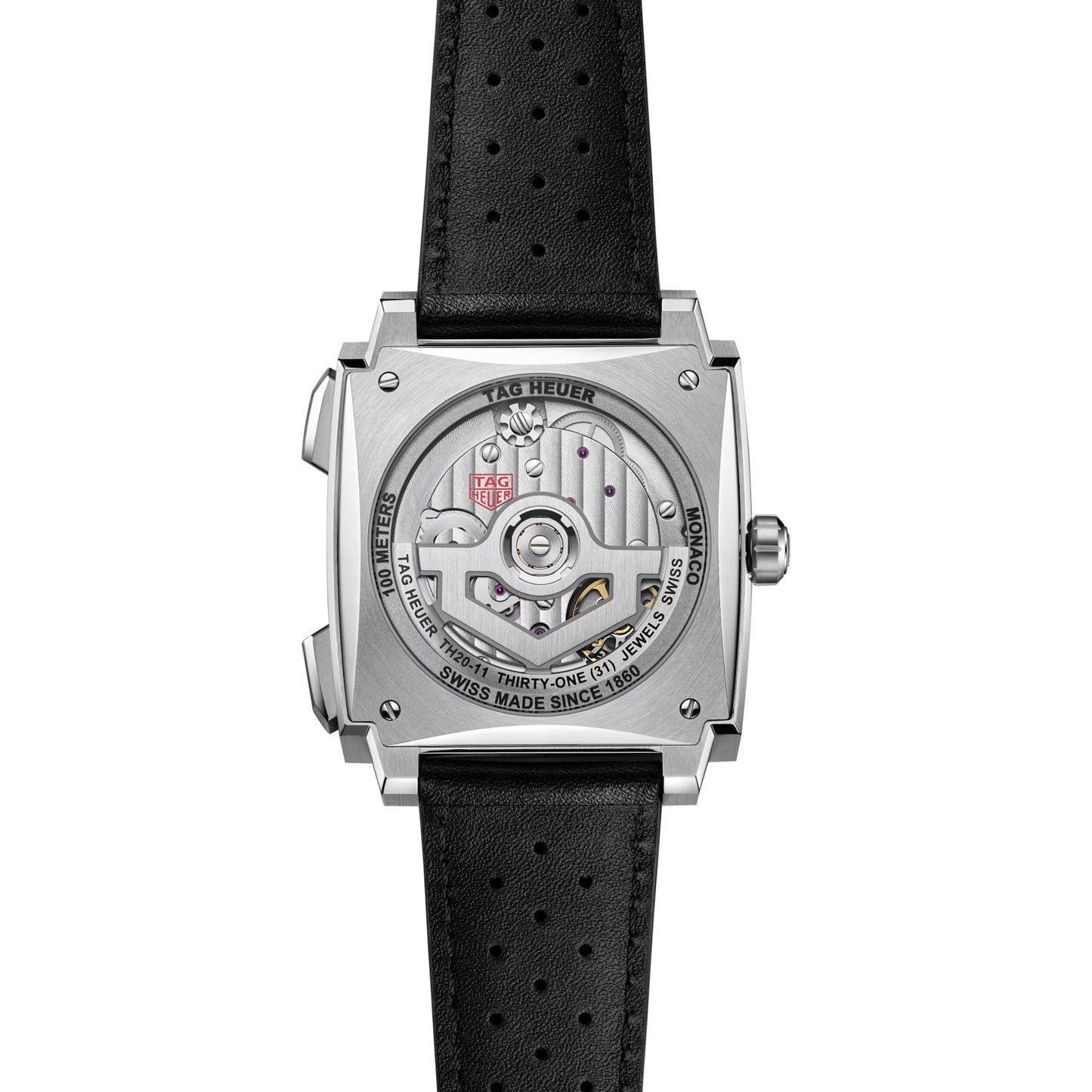 39mm Monaco Chronograph Watch with Blue Dial