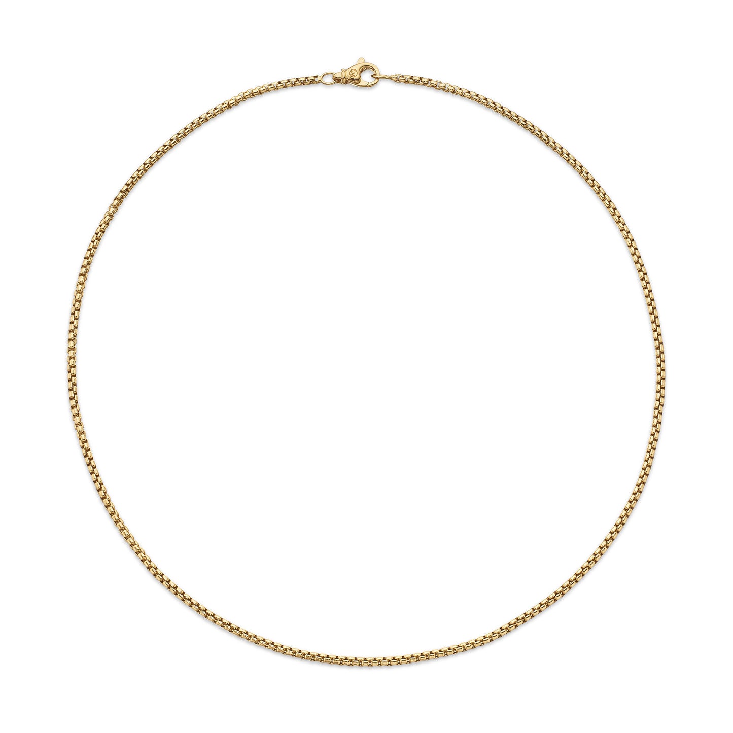 Small Box Chain in 18K Gold, 2.7mm