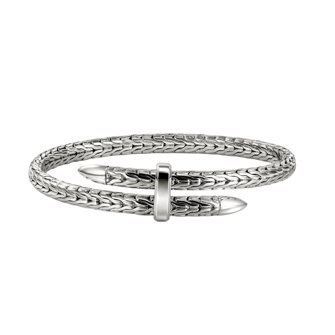 5.5mm Sterling Silver Spear Flex Cuff