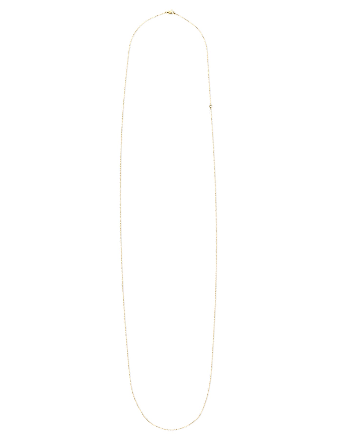 Yellow Gold Rolo Chain Necklace