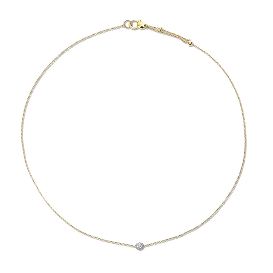 'Dancing in the Rain' Pendant Necklace with Diamonds