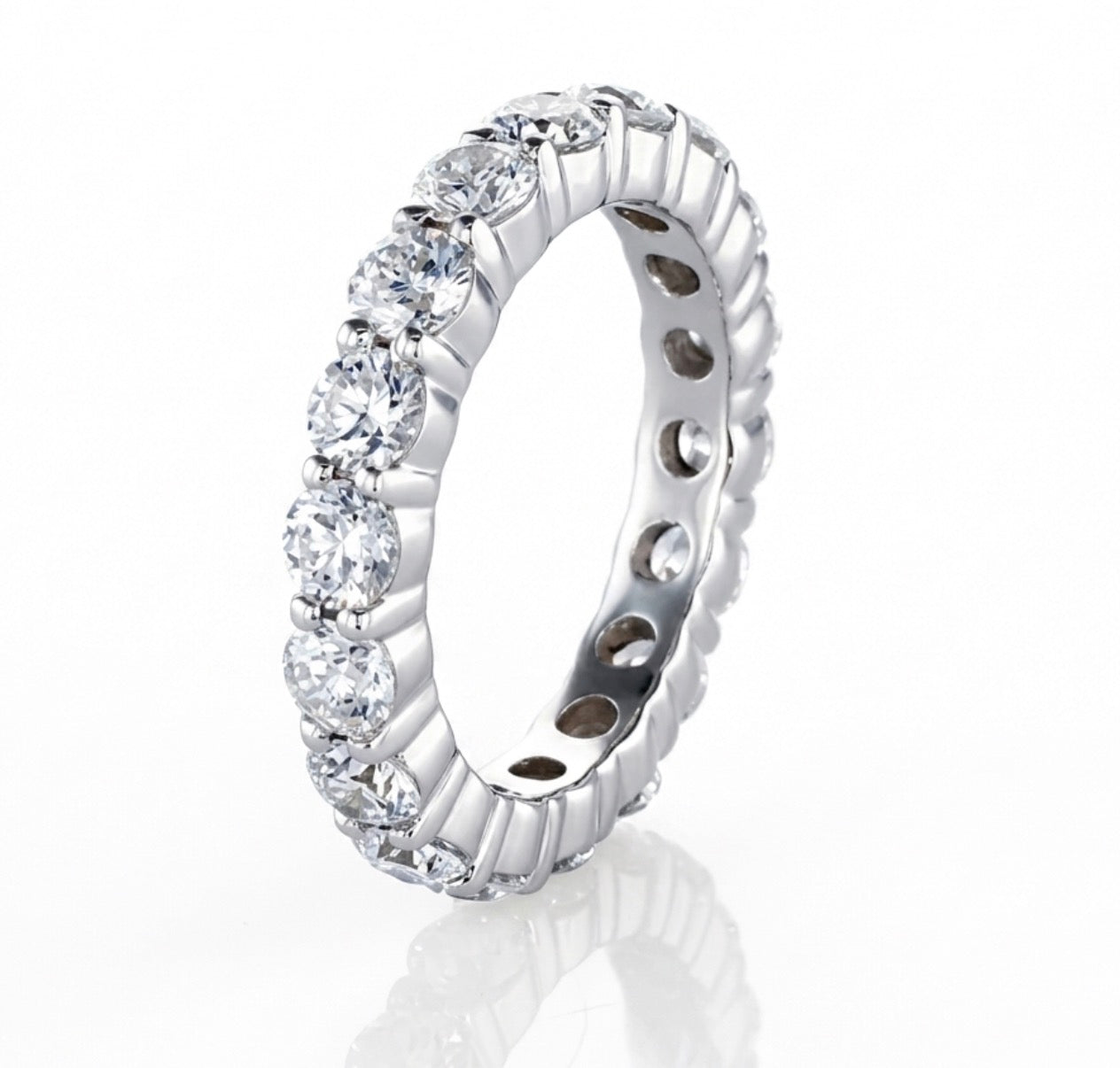 18-Stone Diamond Eternity Ring