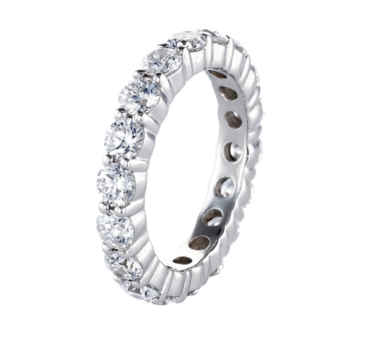 18-Stone Diamond Eternity Ring