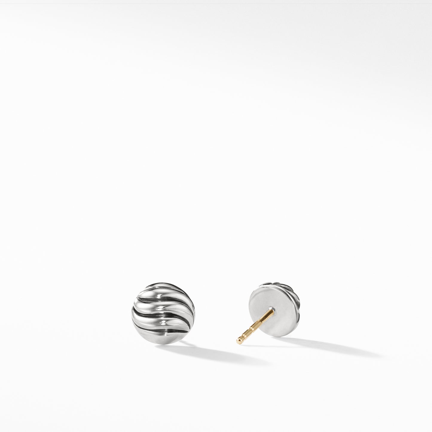 Sculpted Cable Stud Earrings