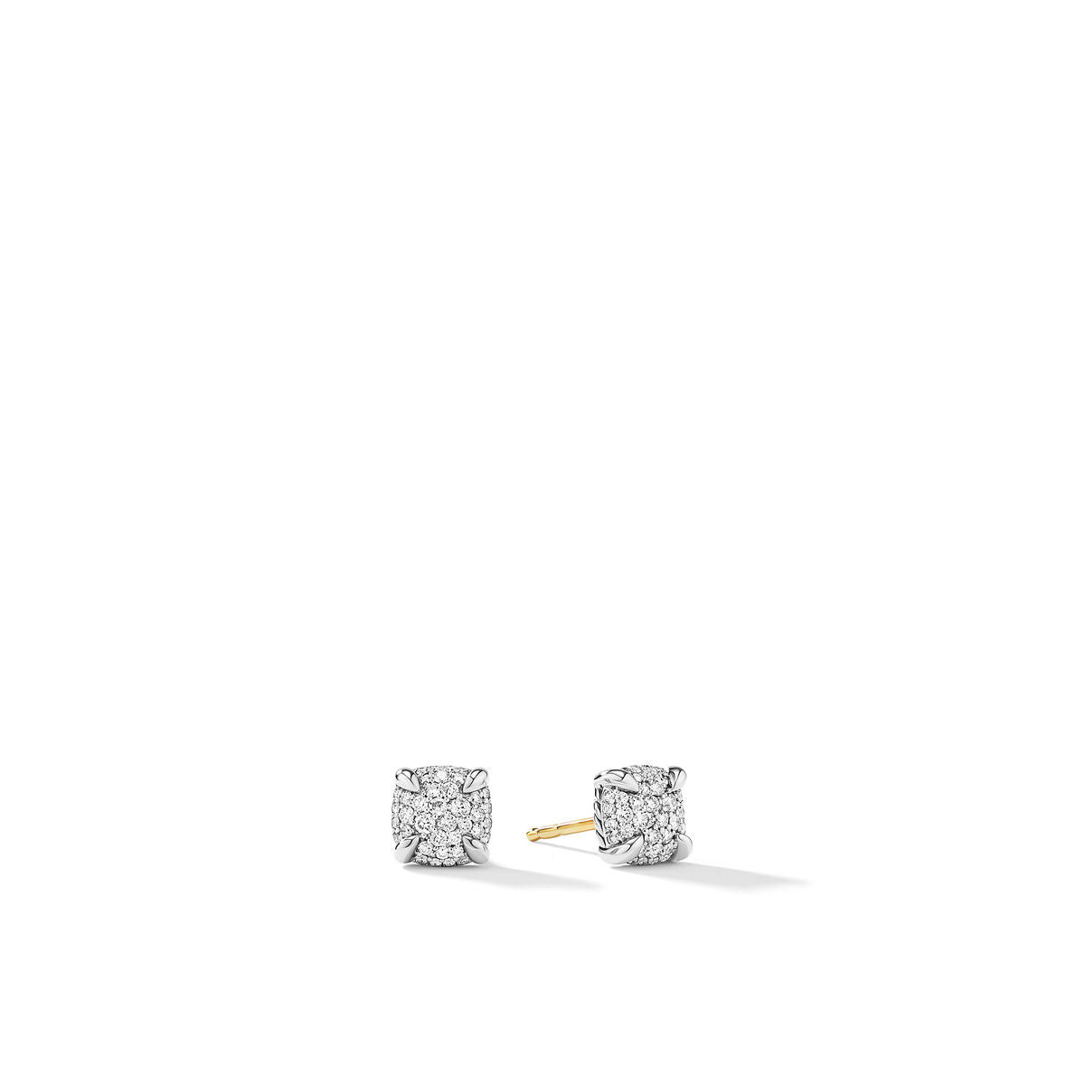 Petite Chatelaine® Stud Earrings with Full Pavé Diamonds