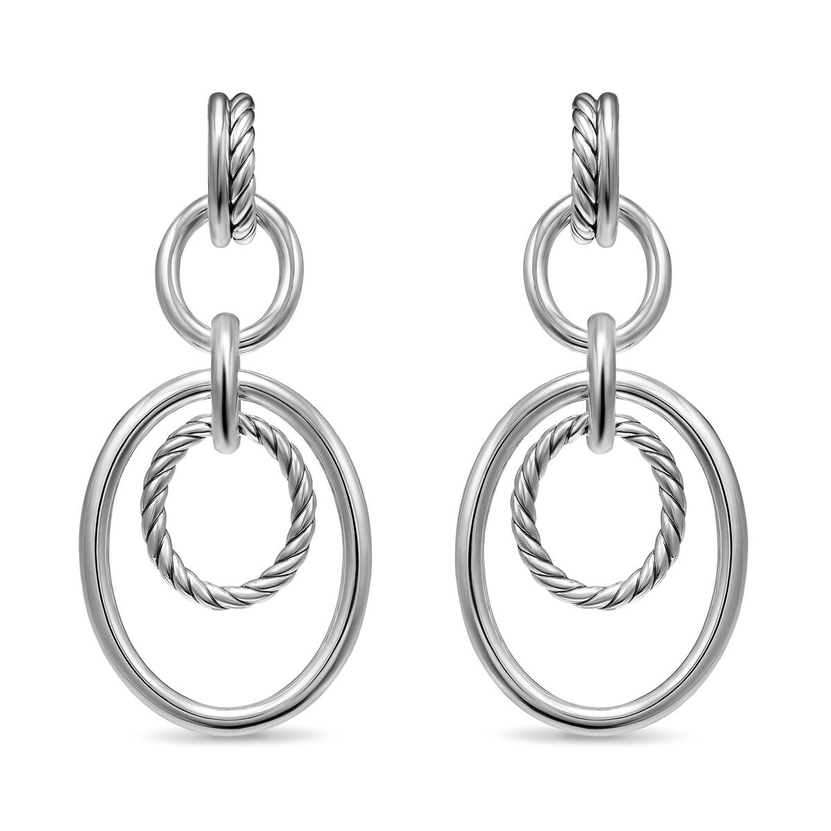 DY Mercer® Mobile Drop Earrings in Sterling Silver, 65.7mm