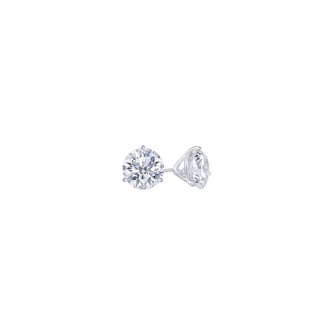 3-Prong Diamond Stud Earrings, 1.50ctw