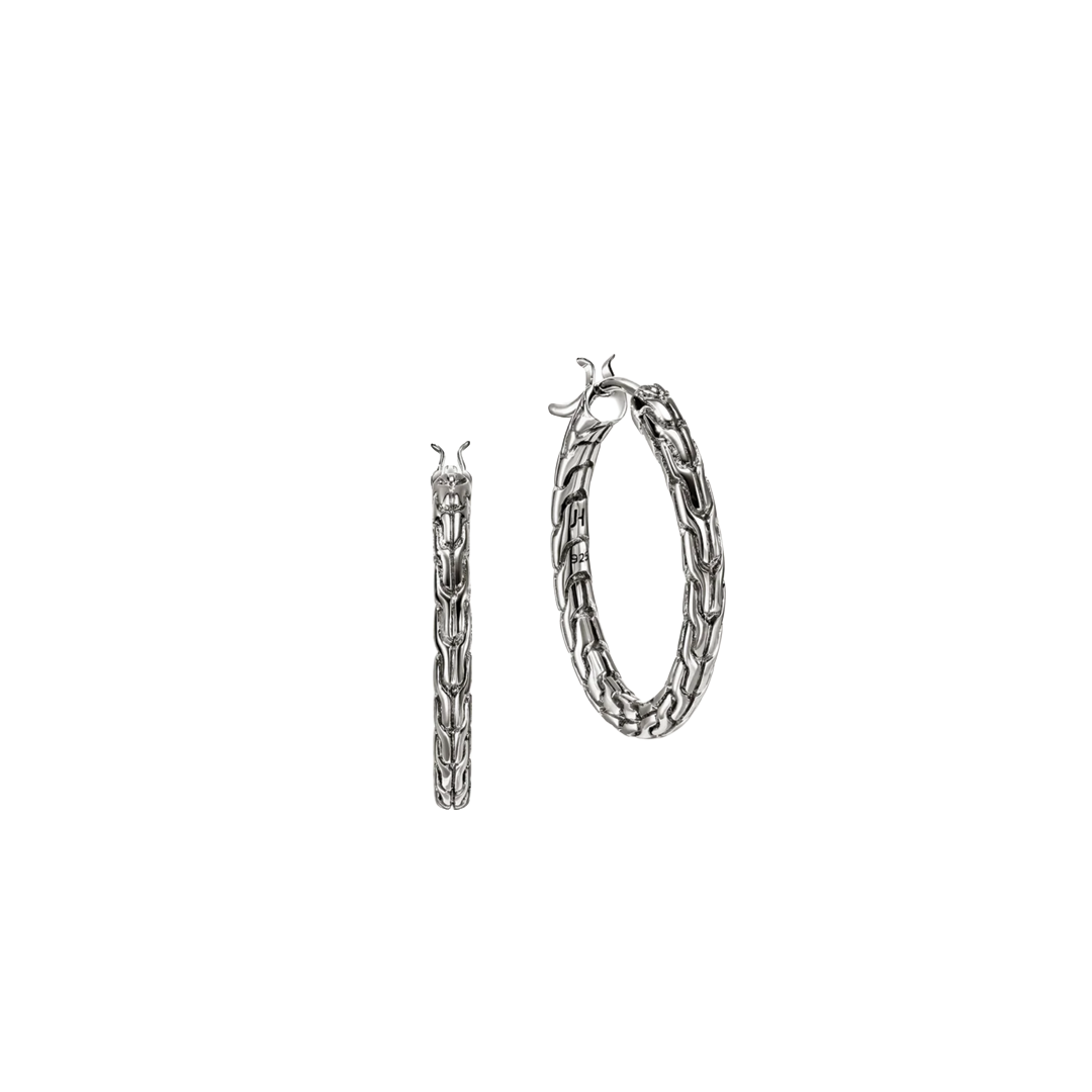 22mm Sterling Silver Essentials Hoop Earrings
