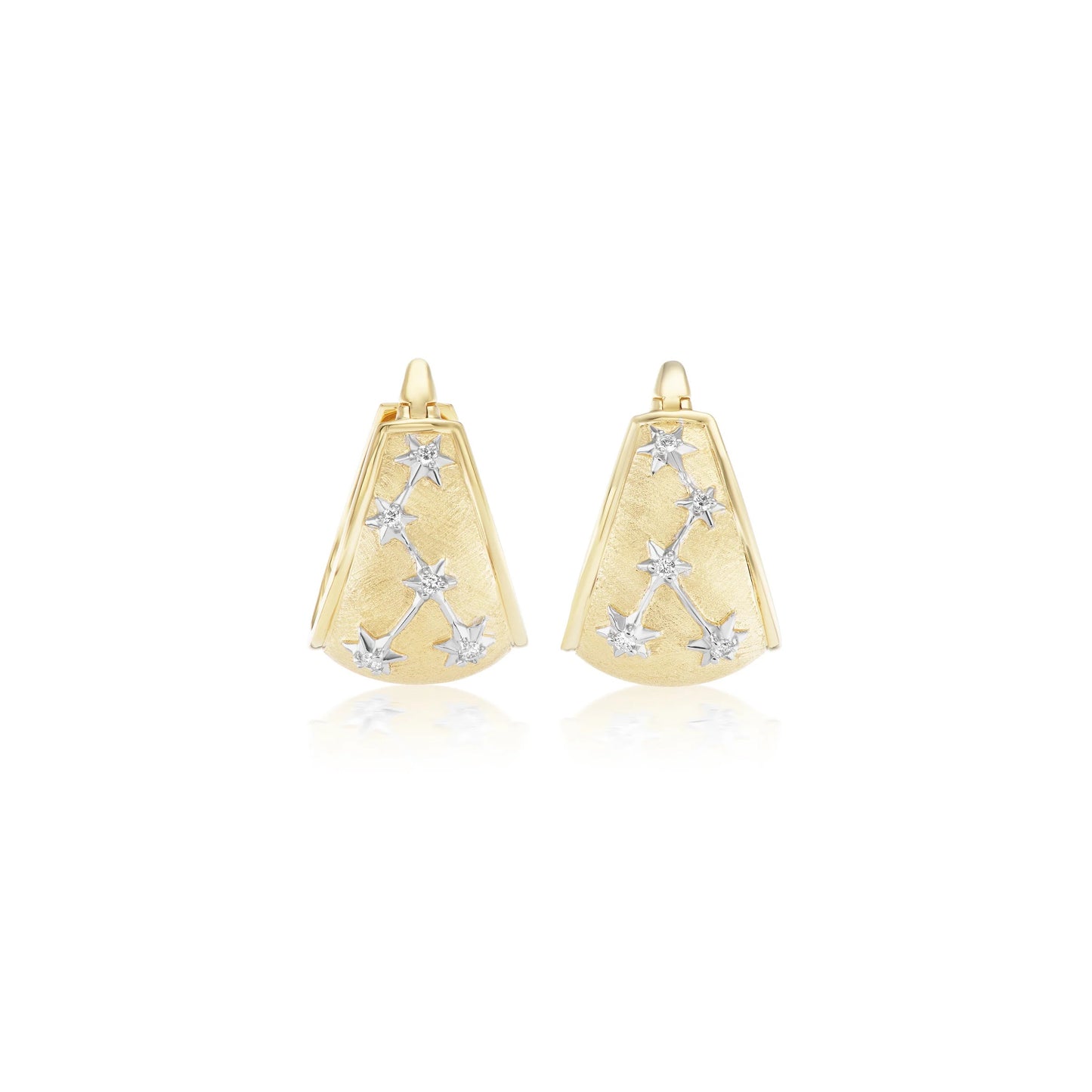 Empress Constellation Hoop Diamond Earrings