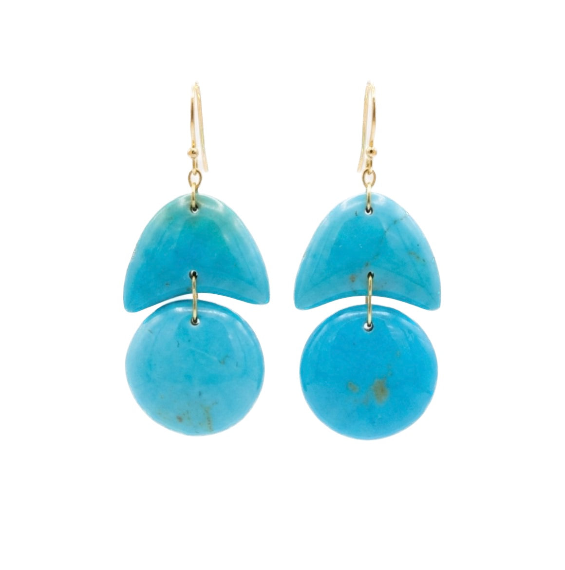Turquoise Tiny Arp Earrings