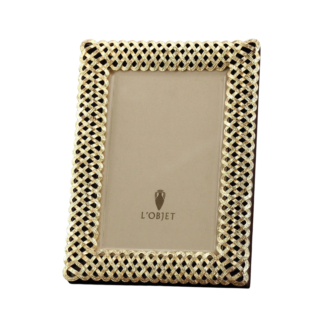 L'Objet 5 X 7 Gold Braid Frame