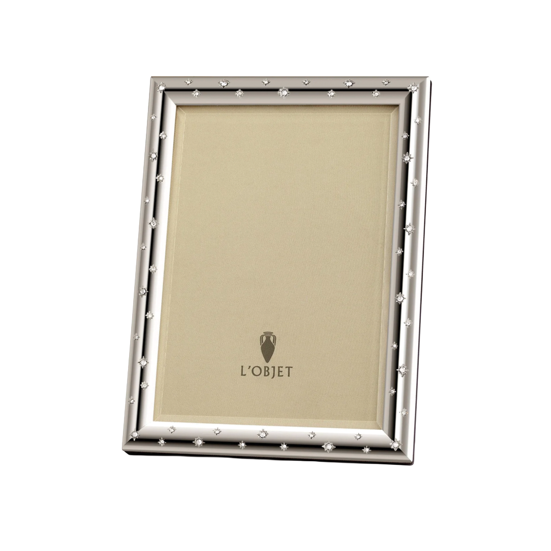 L'Objet 5 X 7 Platinum Stars Frame