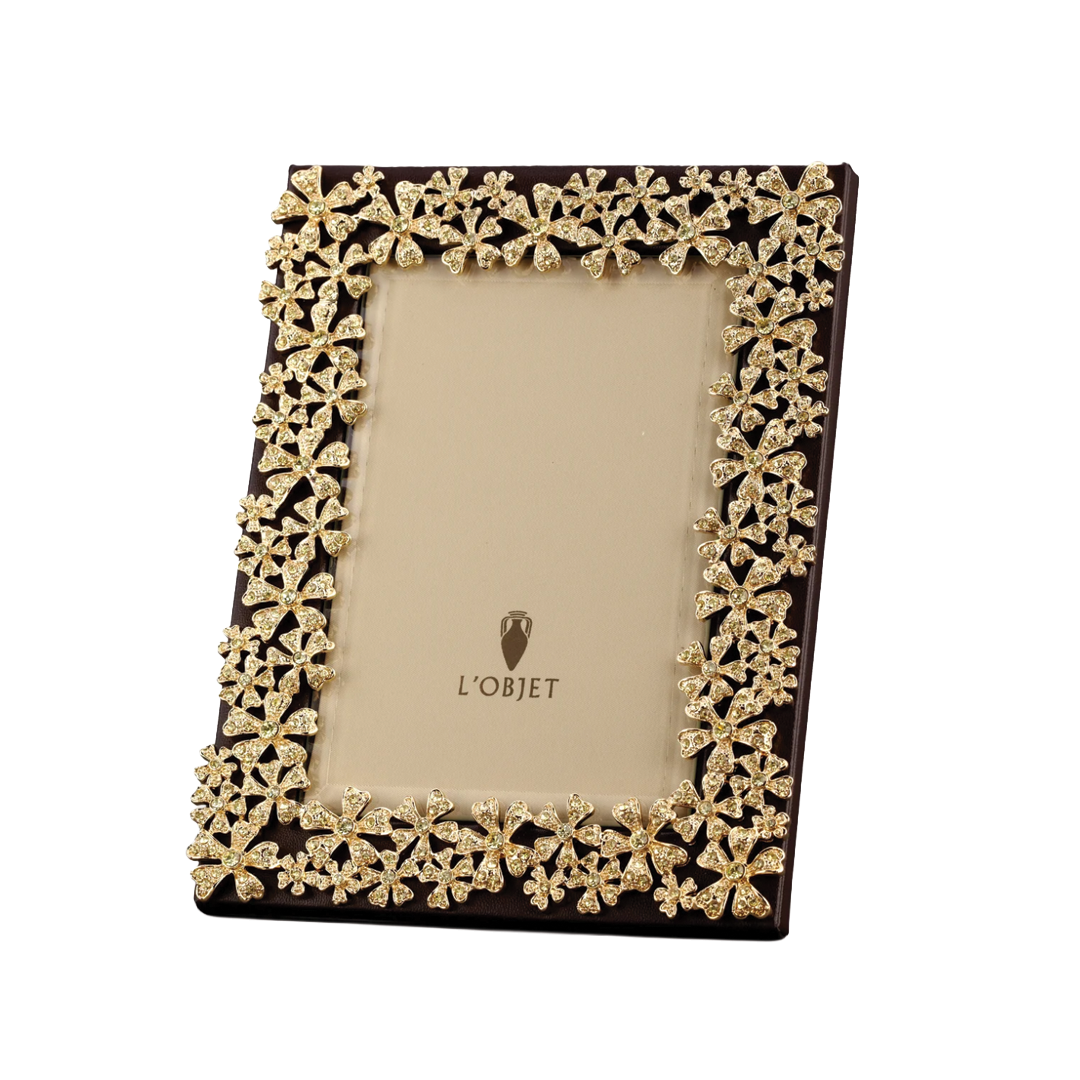 L'Objet 4 X 6 Gold Garland Frame