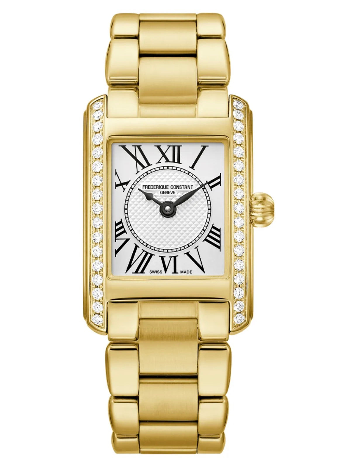 Ladies Diamond Classics Carree Watch in Yellow Gold