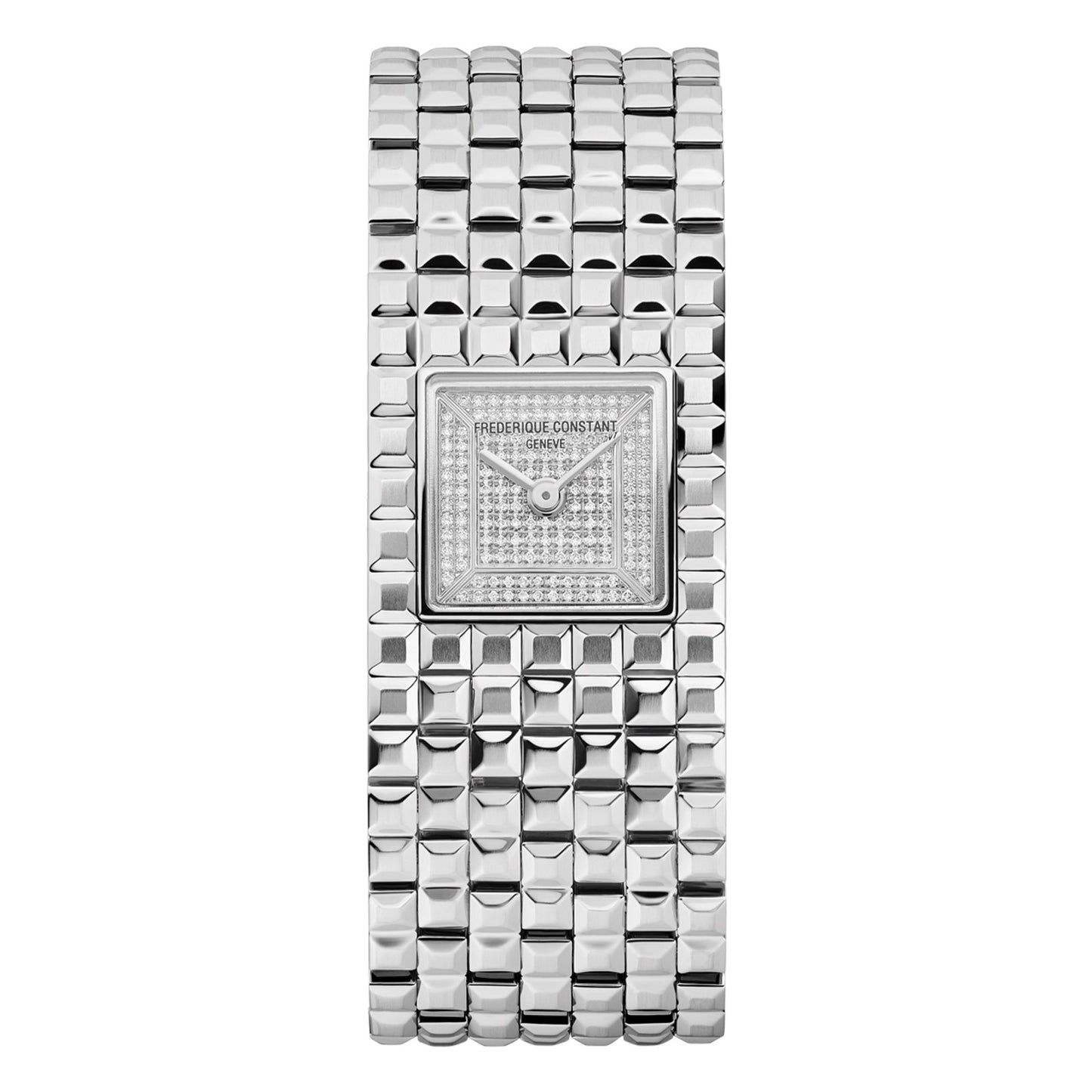 'Manchette' Watch with Diamonds